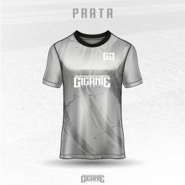 Camisa prata Tecido dryfit     